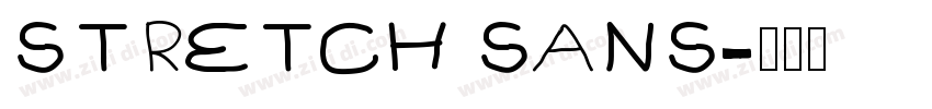 STRETCH SANS字体转换